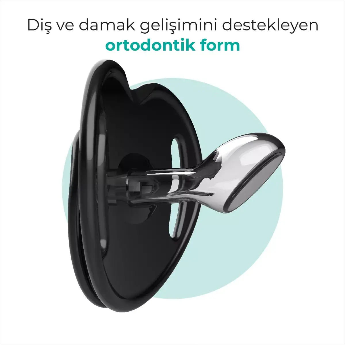 Mamajoo İkili Emzik & Sterilizasyon Saklama Kutusu 12+ Ay Antrasit Leopar