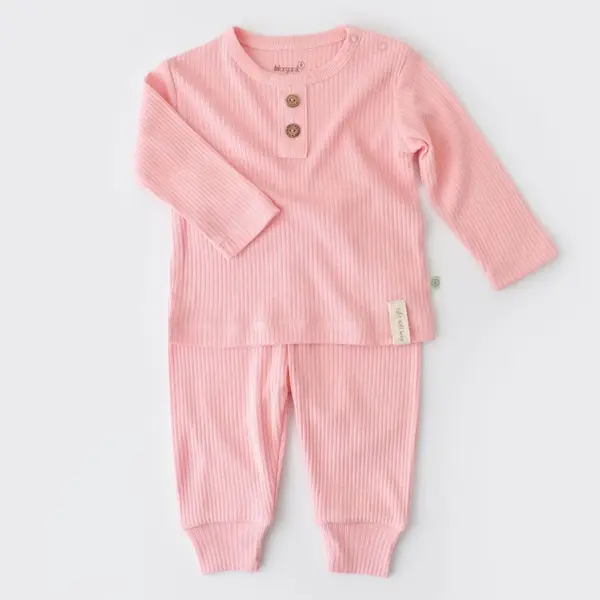Bibaby Organik 2li Takım Soft Modal Pembe