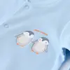 Bibaby Organik Tulum Hello New Penguins Mavi