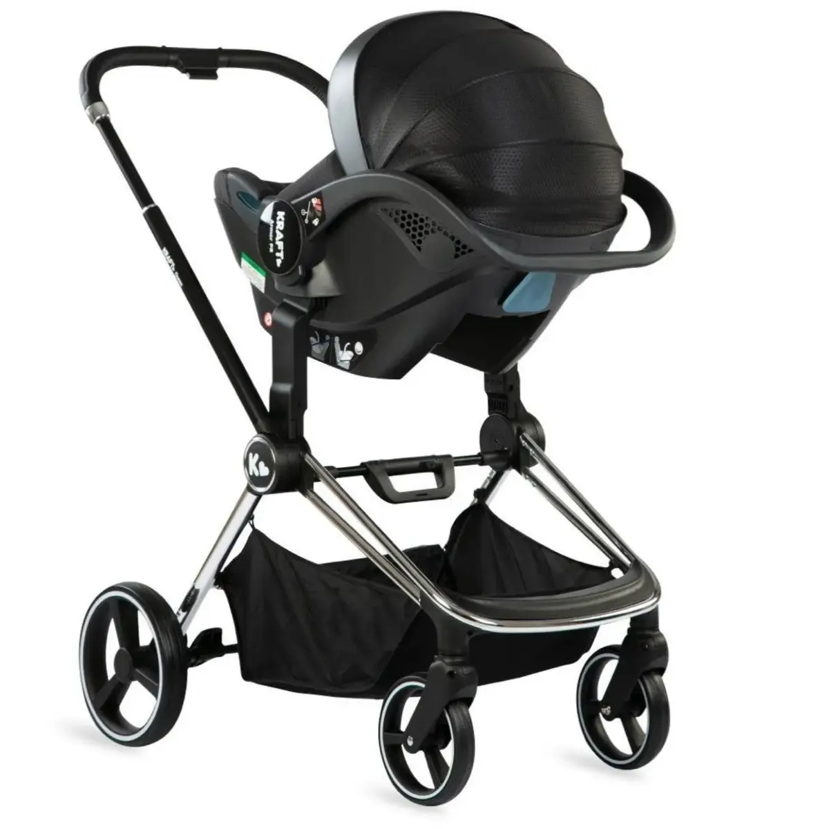 Kraft Quenn Travel Sistem Bebek Arabası Black