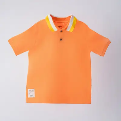 Moi Noi T-Shirt Polo Yaka Turuncu