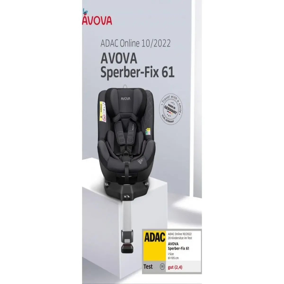 Avova Sperber-Fix 61 Oto Koltuğu 0-18 Kg Maple Red