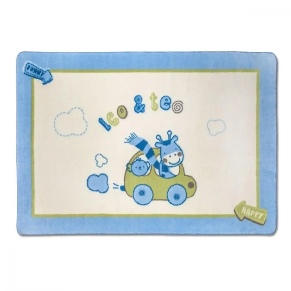 Funna Baby Bebek Odası Halısı Leo Teo 100x150 cm