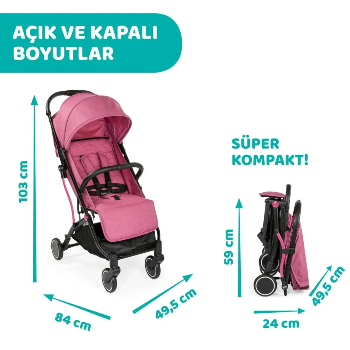 Chicco Trolley Me Bebek Arabası Lollipop