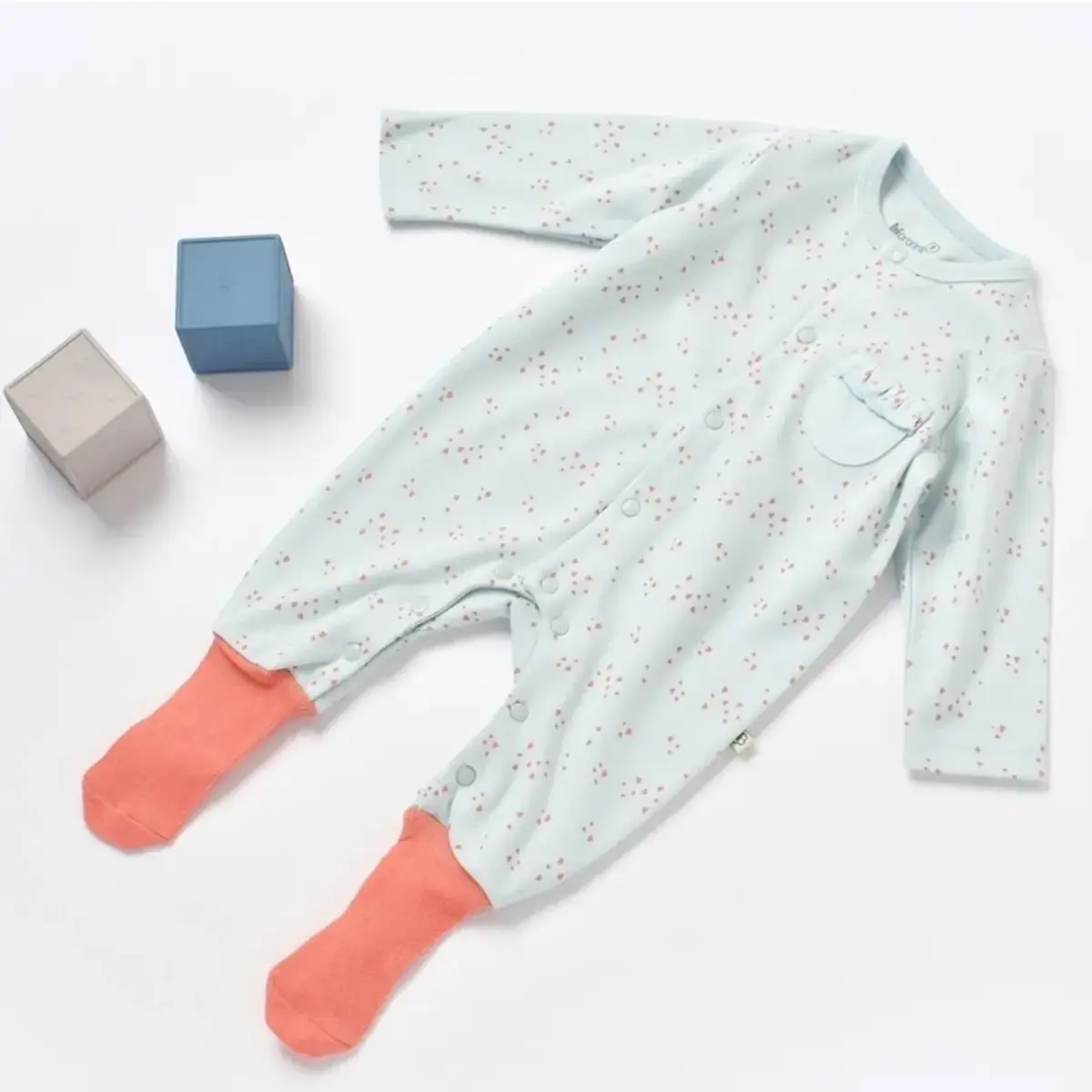 Bibaby Organik Tulum Çoraptolon Pretty Ears Bunny Mint