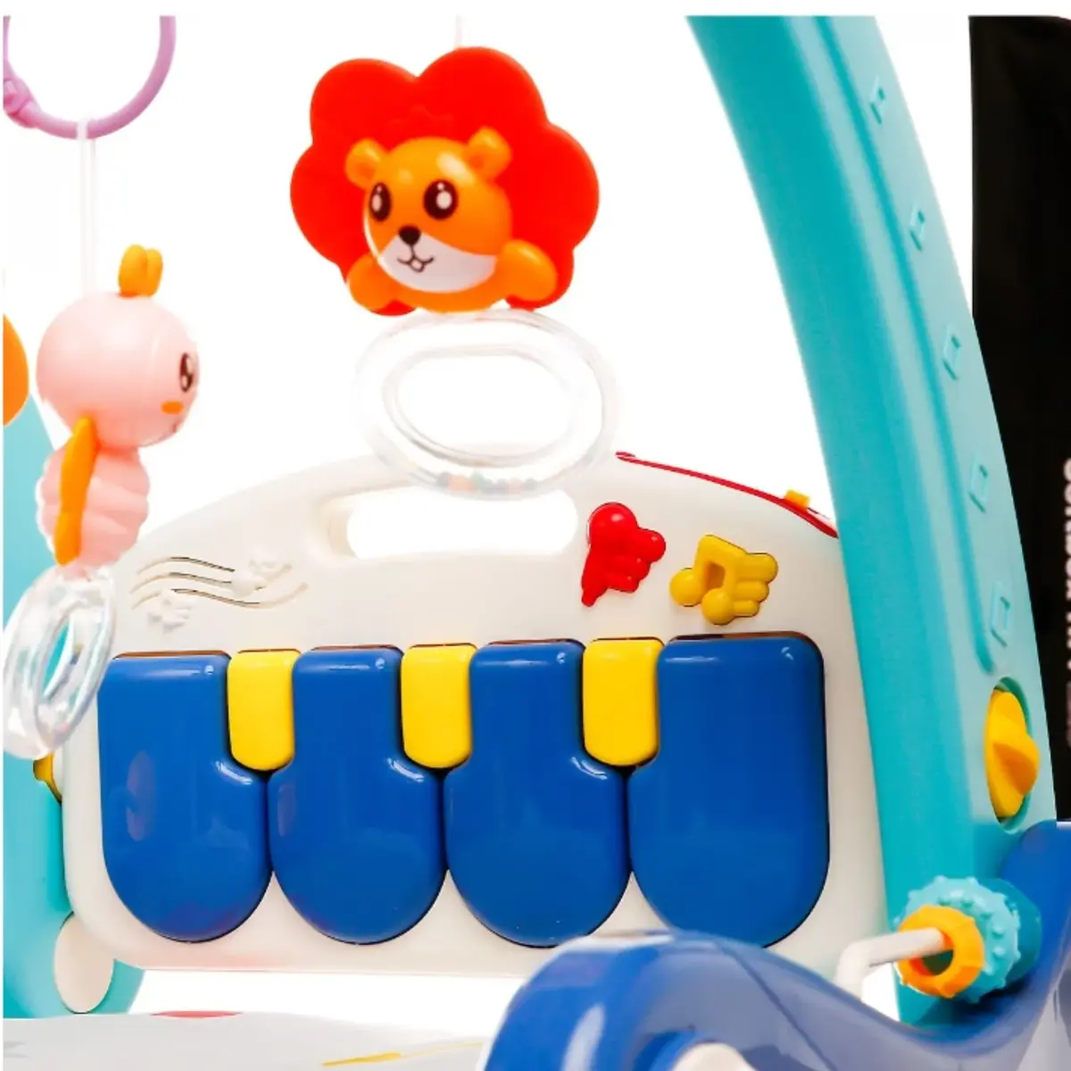 Babycim 2'si Bir Arada Aktivite Halısı&İlk Adım Arabası Mavi
