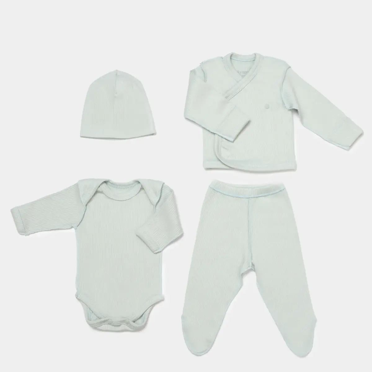 Bibaby Organik Zıbın Takımı 4lü Modal Nature Relax Prematüre Mint Bibaby Organik Zıbın Takımı 4lü Modal Nature Relax Prematüre Mint