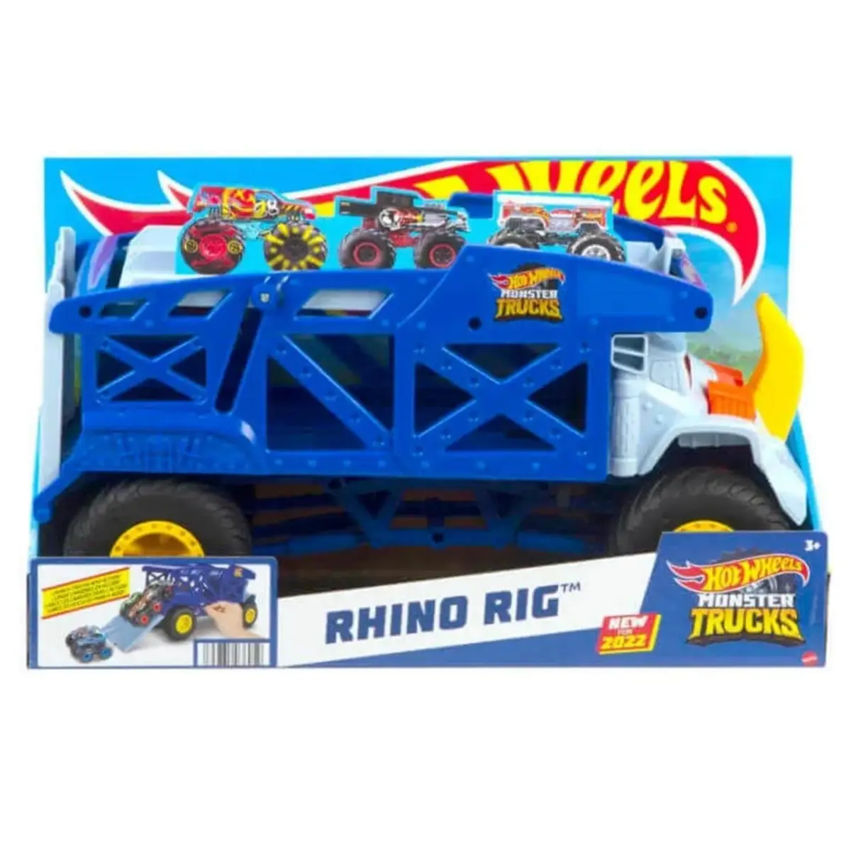 Hot Wheels Monster Trucks Rhino Taşıyıcı Kamyon