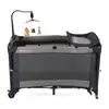 Kraft Lazio Dönenceli Anne Yanı Oyun Parkı 70x120 cm Dark Grey