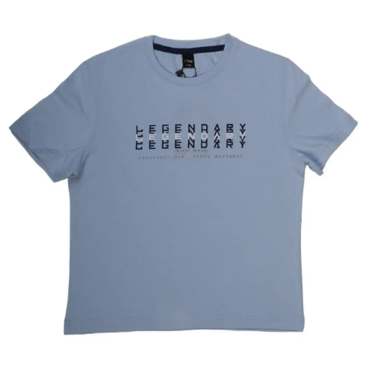 Hvc T-Shirt Legendary Baskılı Mavi