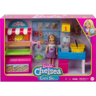 Barbie Chelsea Market Çalışanı Oyun Seti