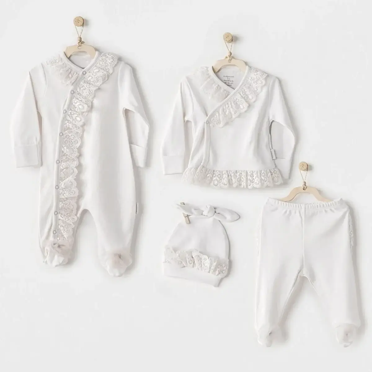 Andy Wawa Hastane Çıkışı 4lü Tüllü Chic Girl Ekru Andy Wawa Hastane Çıkışı 4lü Tüllü Chic Girl Ekru