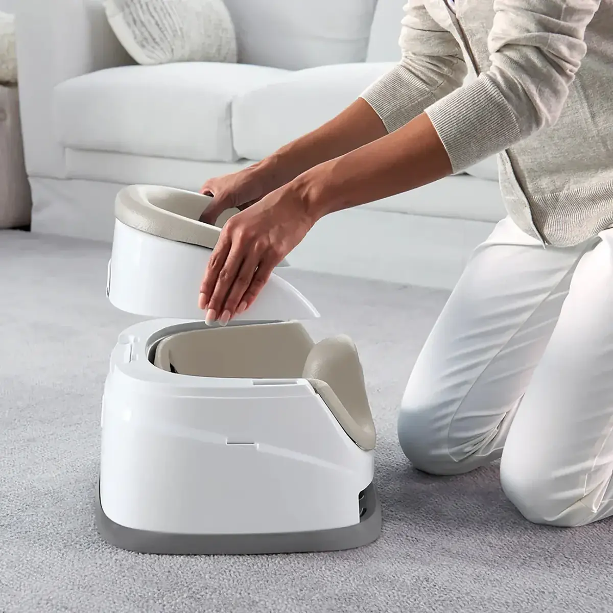 Ingenuity Baby Base Portatif Mama Sandalyesi Cashmere
