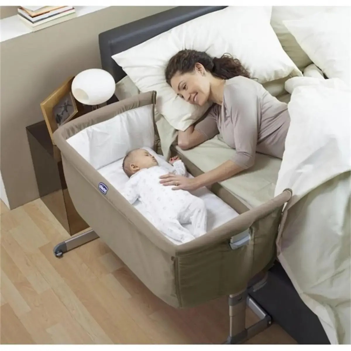 Chicco Next2me Anne Yanı Beşik Dove Grey Chicco Next2me Anne Yanı Beşik Dove Grey