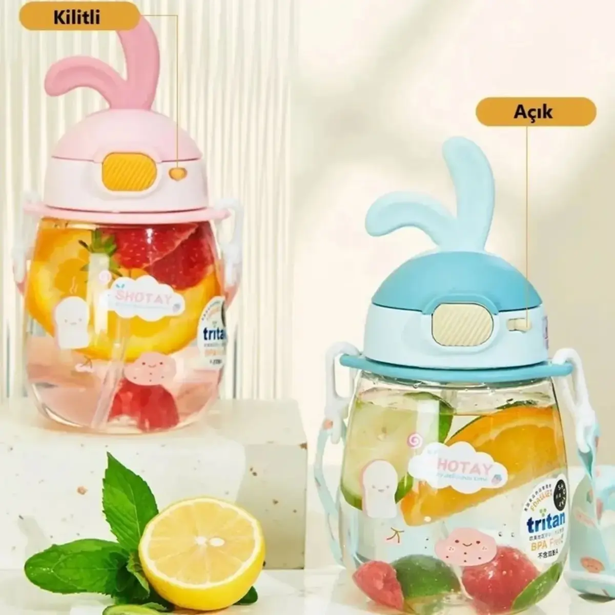 Shotay Rabbit Tritan Matara 600 Ml