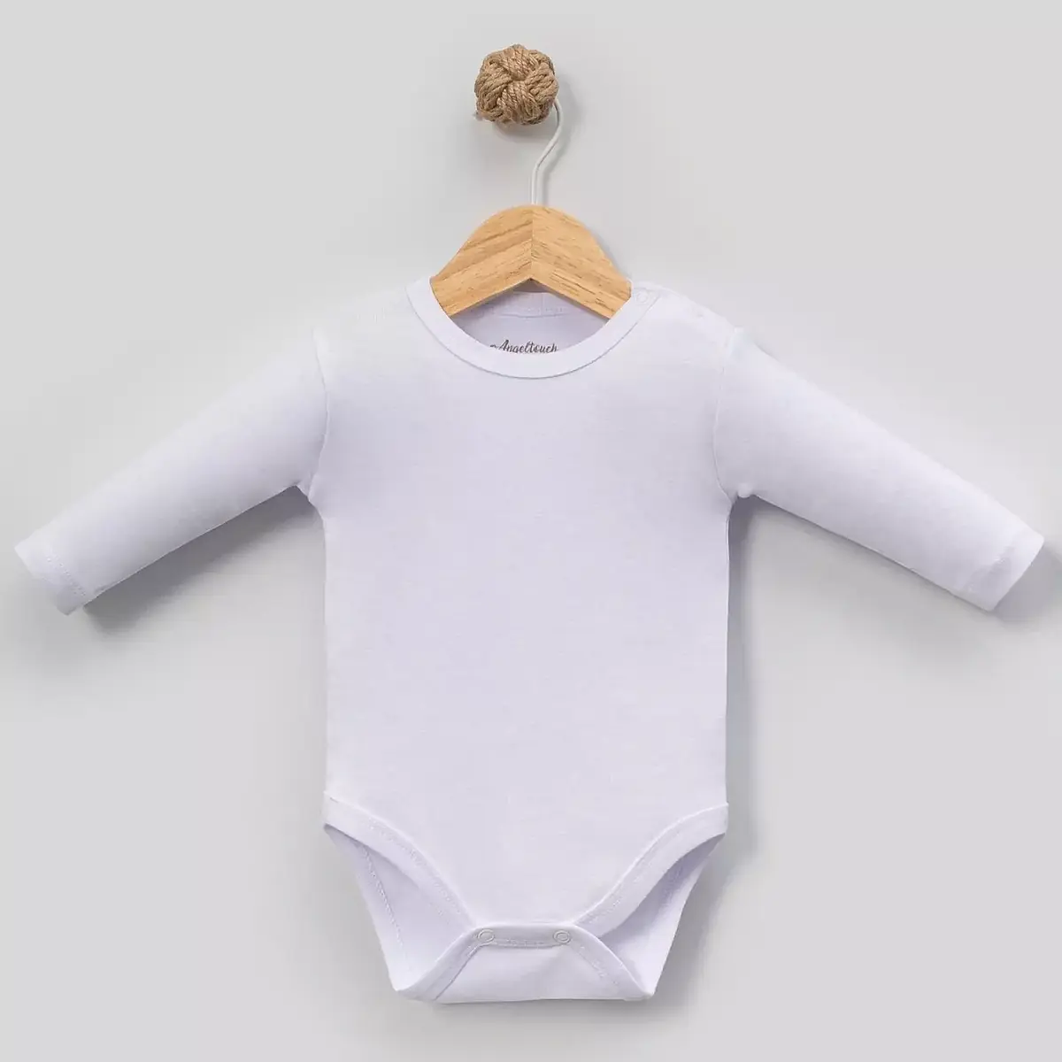 Angeltouch Body Uzun Kol Penye Beyaz