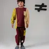 Moi Noi 2li Takım Parçalı Kadife Bordo