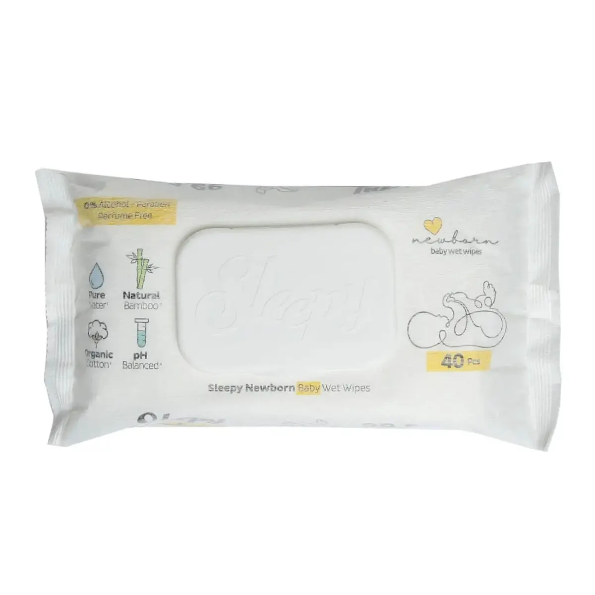 Sleepy Yenidoğan Islak Mendil 12x40lı