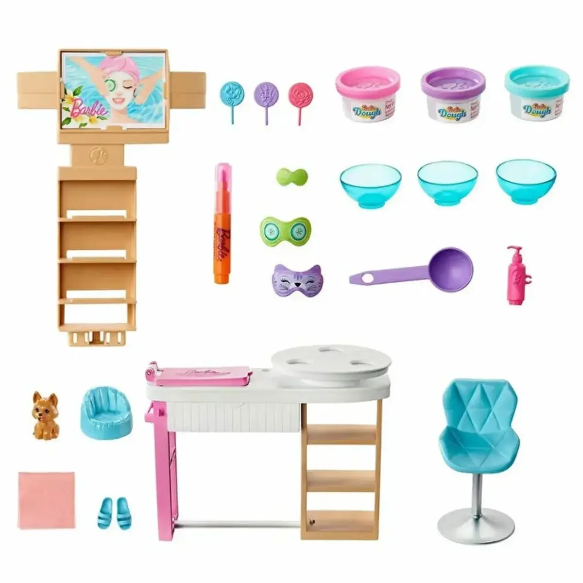 Barbie Yüz Bakımı Yapıyor Oyun Seti