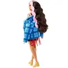 Barbie Extra Ekose Ceketli Bebek