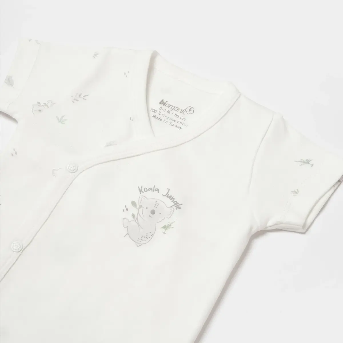 Bibaby Organik İç - Dış Zıbın Koala Jungle Gri