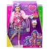 Barbie Extra Mor Saçlı Bebek