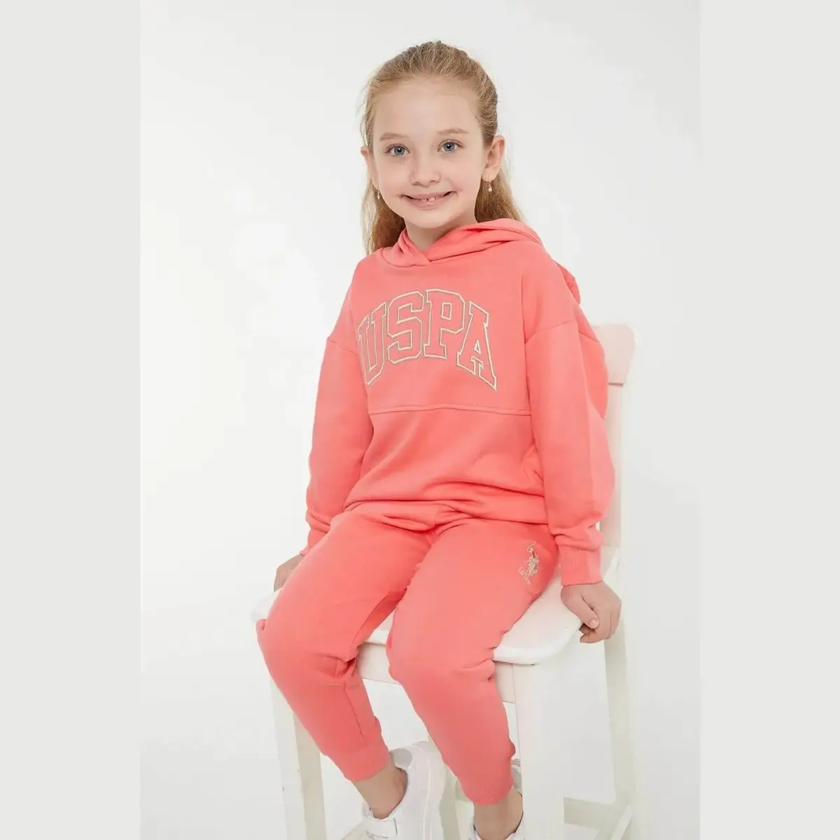 U.S. Polo Eşofman Takımı Coral