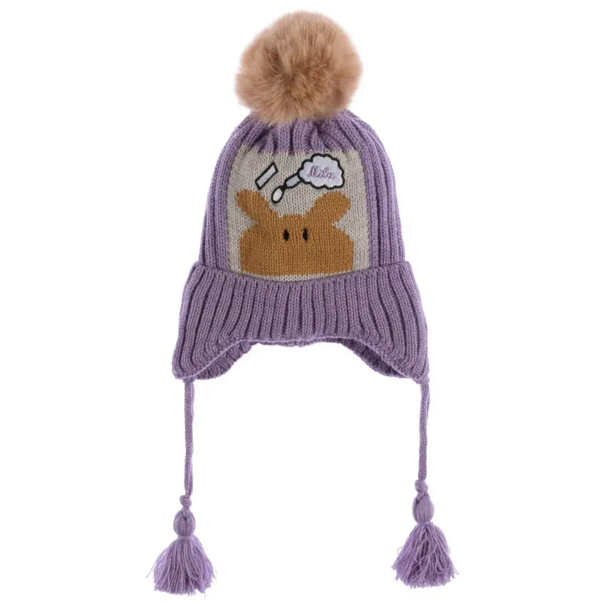 Kitti Bere Kulaklı 1-4 Yaş Menekşe Asortili