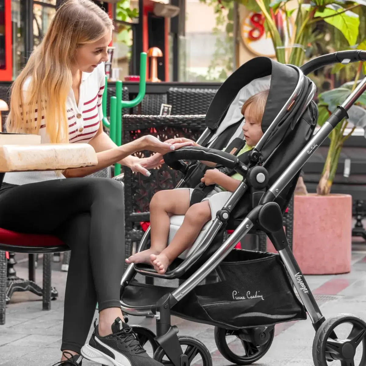 Pierre Cardin Voyager Travel Sistem Bebek Arabası Gri