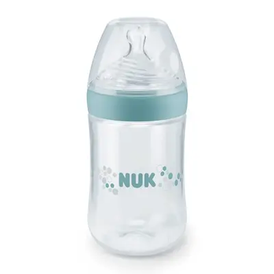 Nuk Silikon Emzikli Nature Sense PP Biberon 260 ml Yeşil