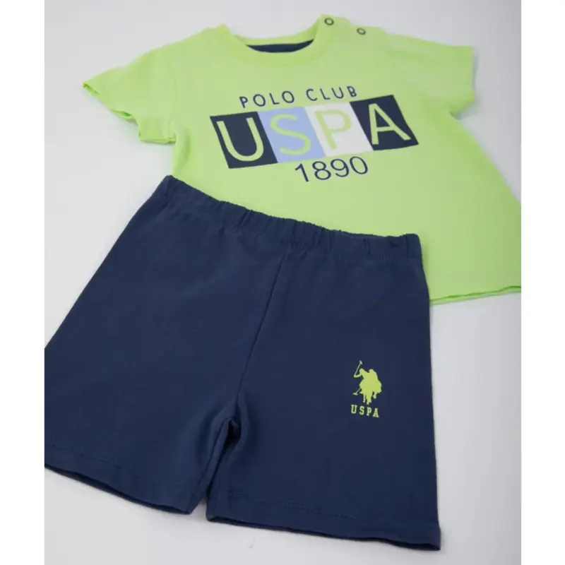 U.S. Polo 2li Takım T-Shirt Lime