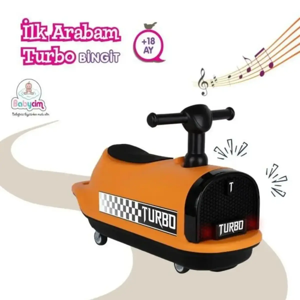 İlk Arabam Turbo Bingit Araba Turuncu