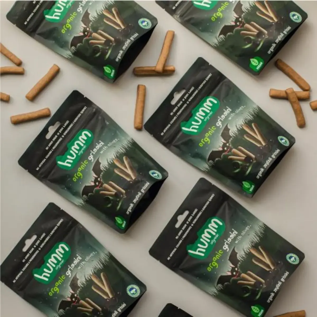 Organik Vegan Zeytinli Grissini 55 gr