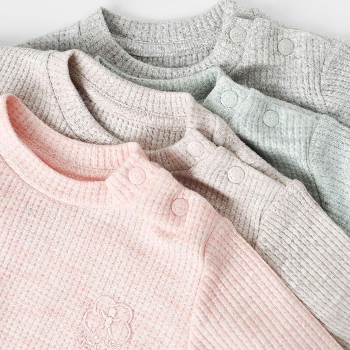 Bibaby Organik 2li Takım Nature In Waffle Kahve Melanj