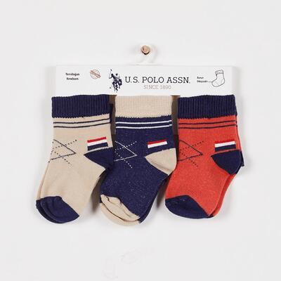 U.S. Polo Çorap Soket Kum - Lacivert