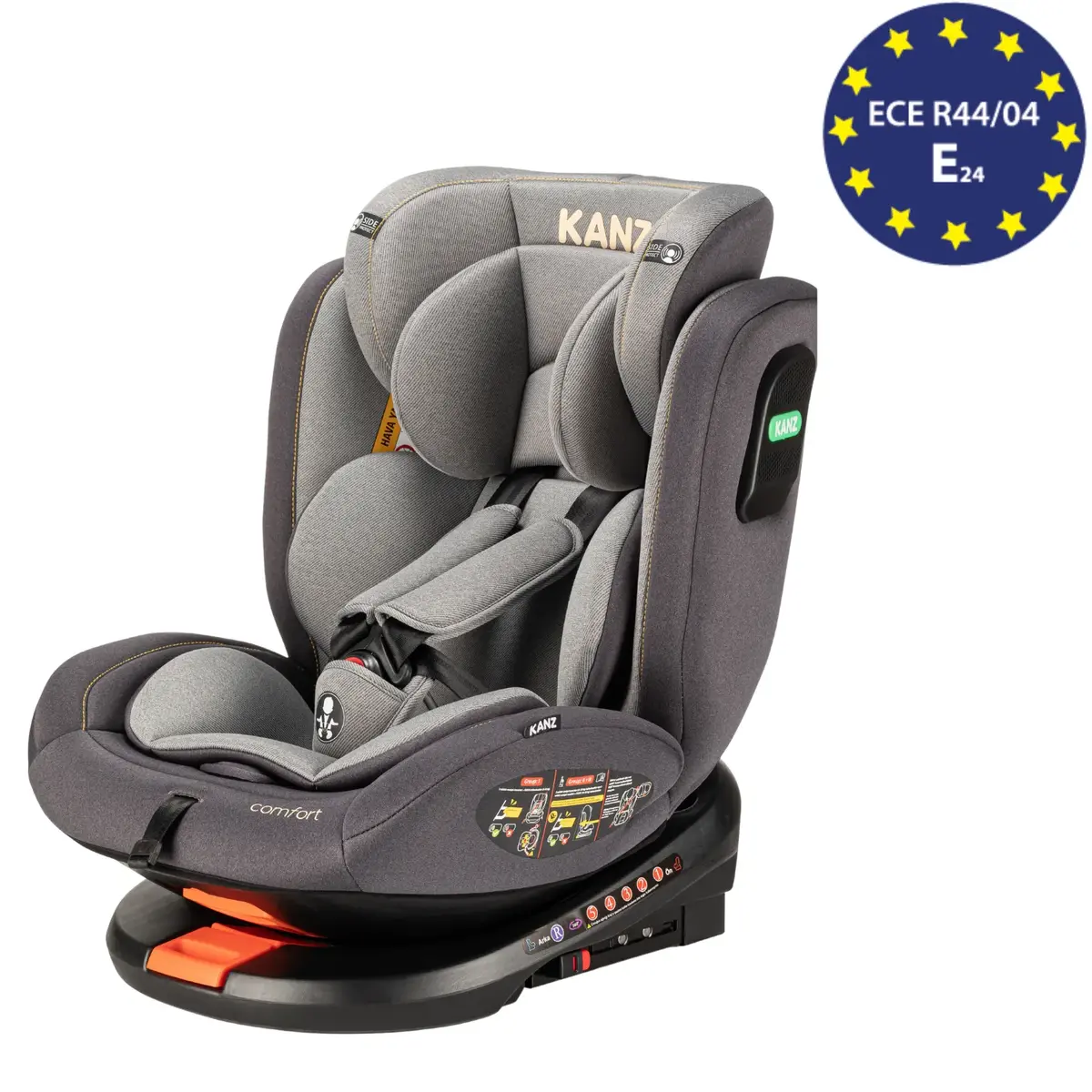 Kanz Comfort Oto Koltuğu 0-36 Kg Gri
