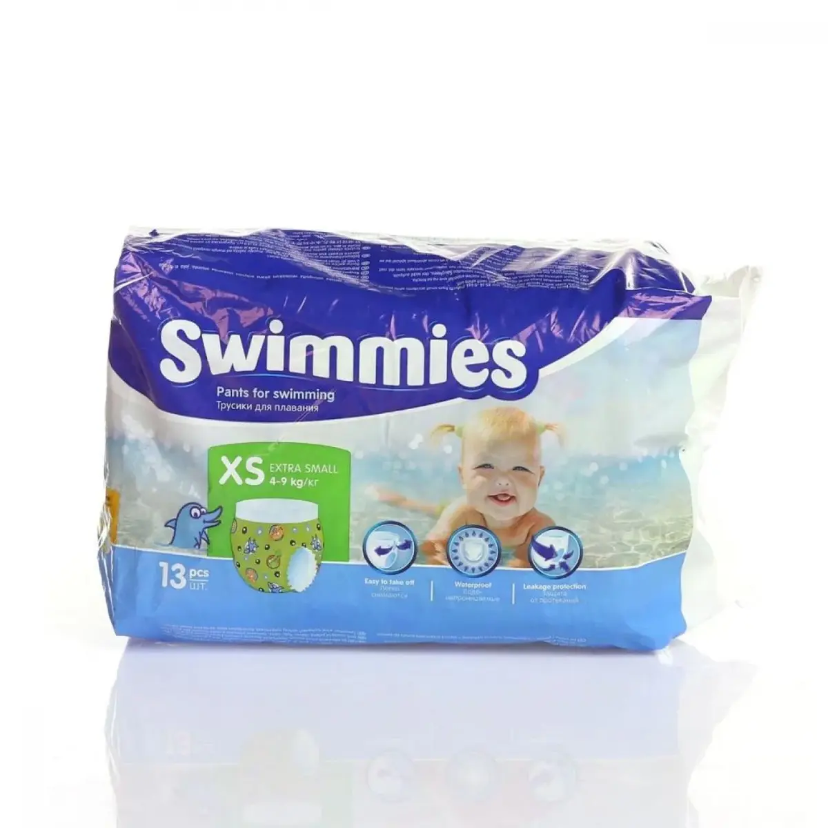 Swimmies Mayo Bebek Bezi 1 Beden X-Small 4-9 kg 13 adet