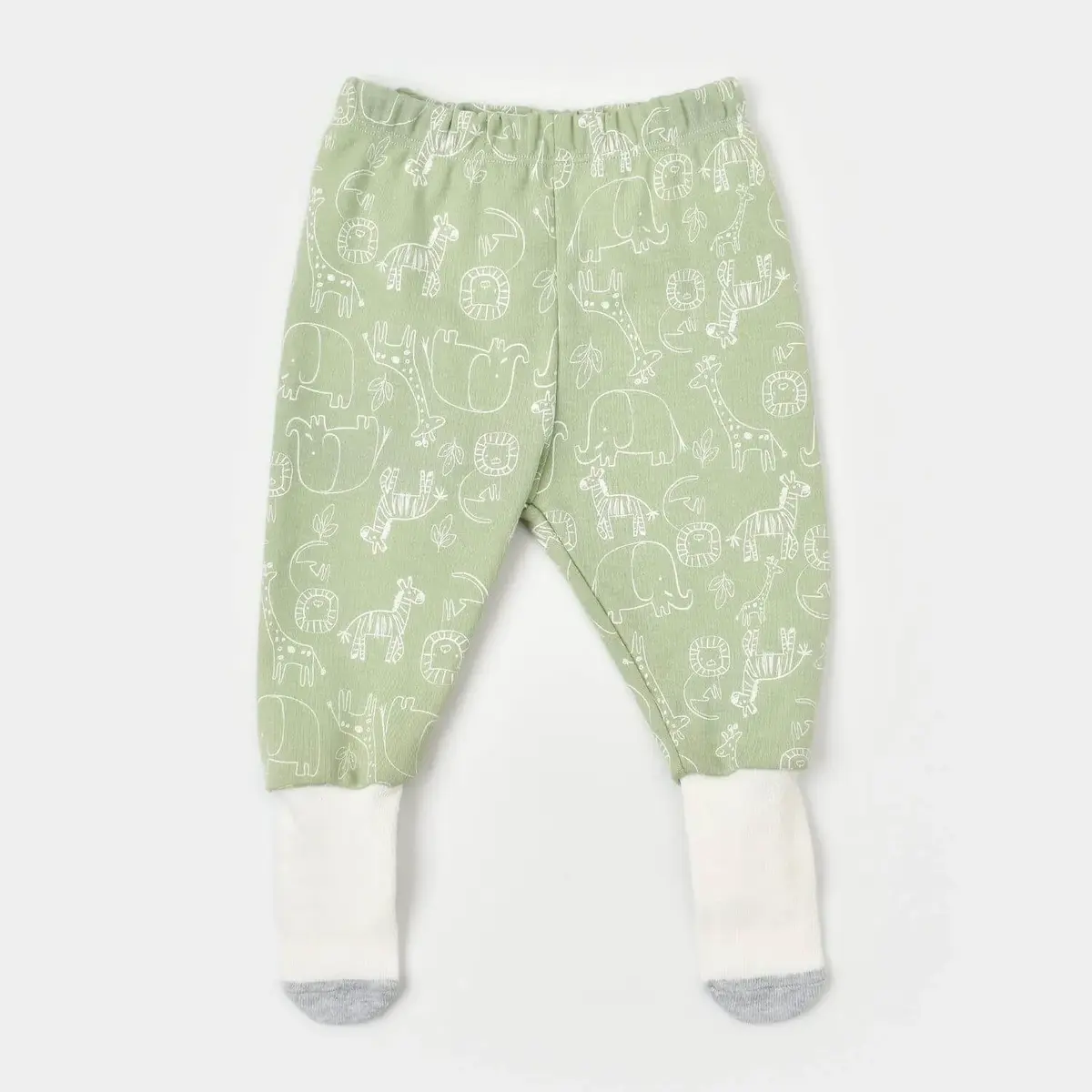 Bibaby Çoraptolon Zoo Is Good Lime Cream