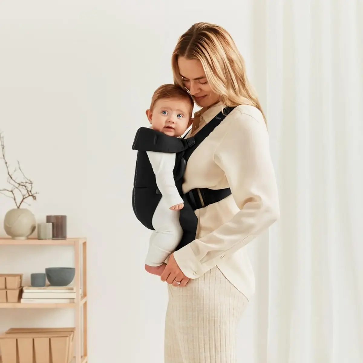 Babybjörn Kanguru Mini 3D Cotton Woven Black