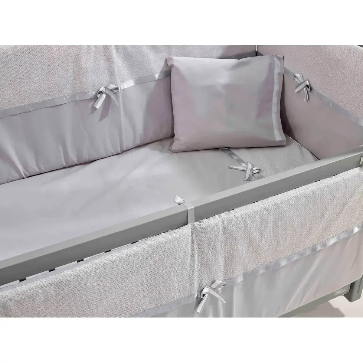 Meltem Kids Kral Beşik 60x120 cm Gri -  Gri