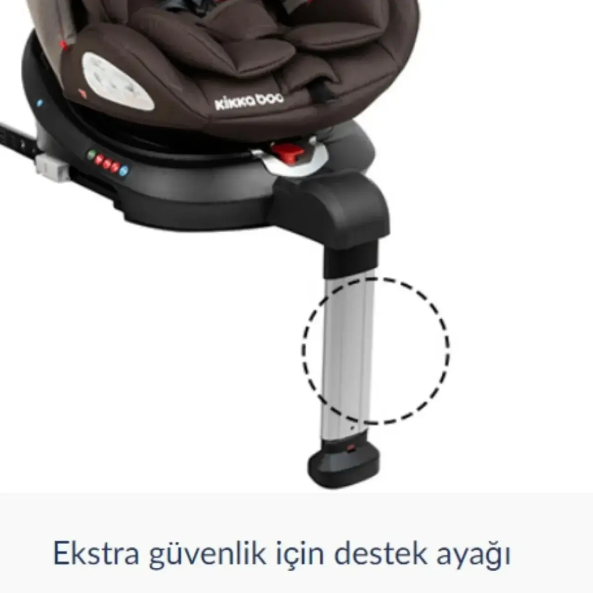 Kikka Boo Ronda Isofixli Oto Koltuğu 0-36 Kg Brown