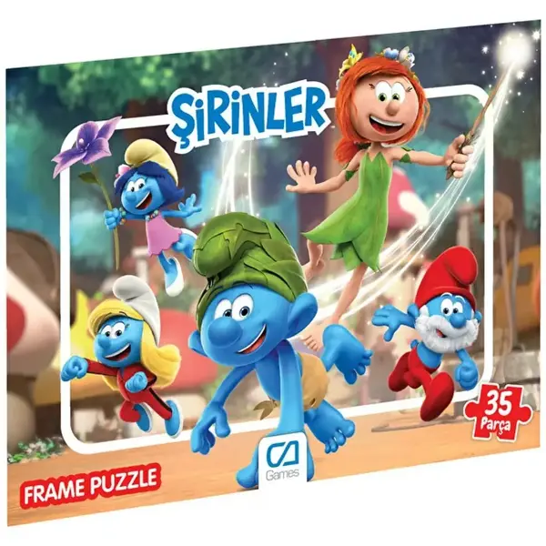 Ca Games Şirinler Frame Puzzle 35 Parça