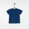 Bebolly T-Shirt Gülenyüz Baskılı Lacivert