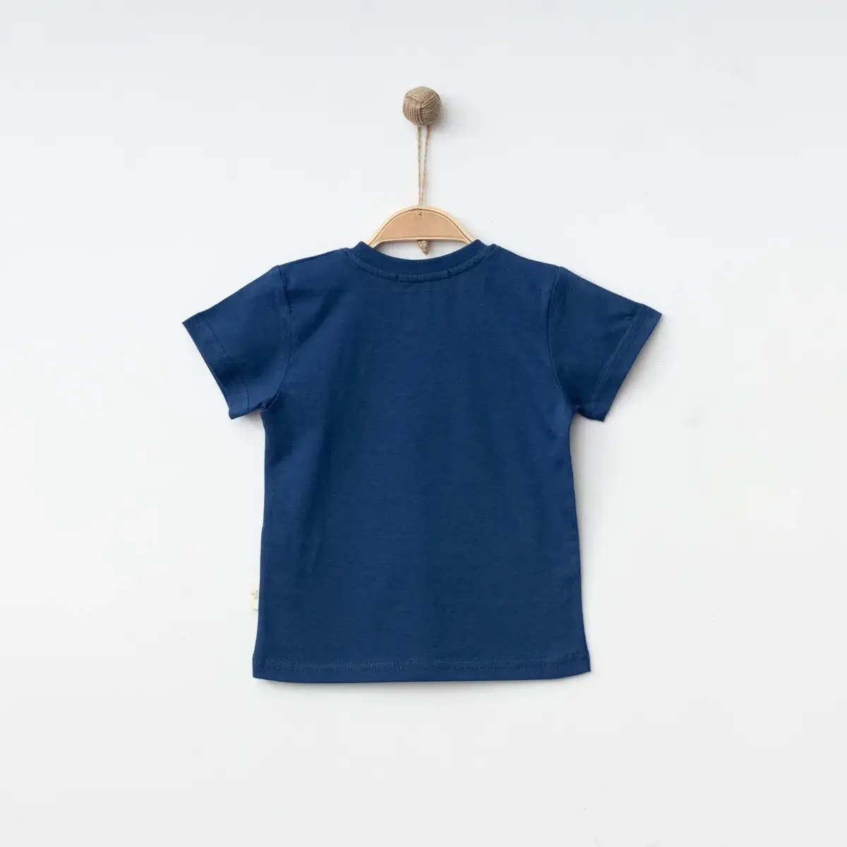 Bebolly T-Shirt Gülenyüz Baskılı Lacivert