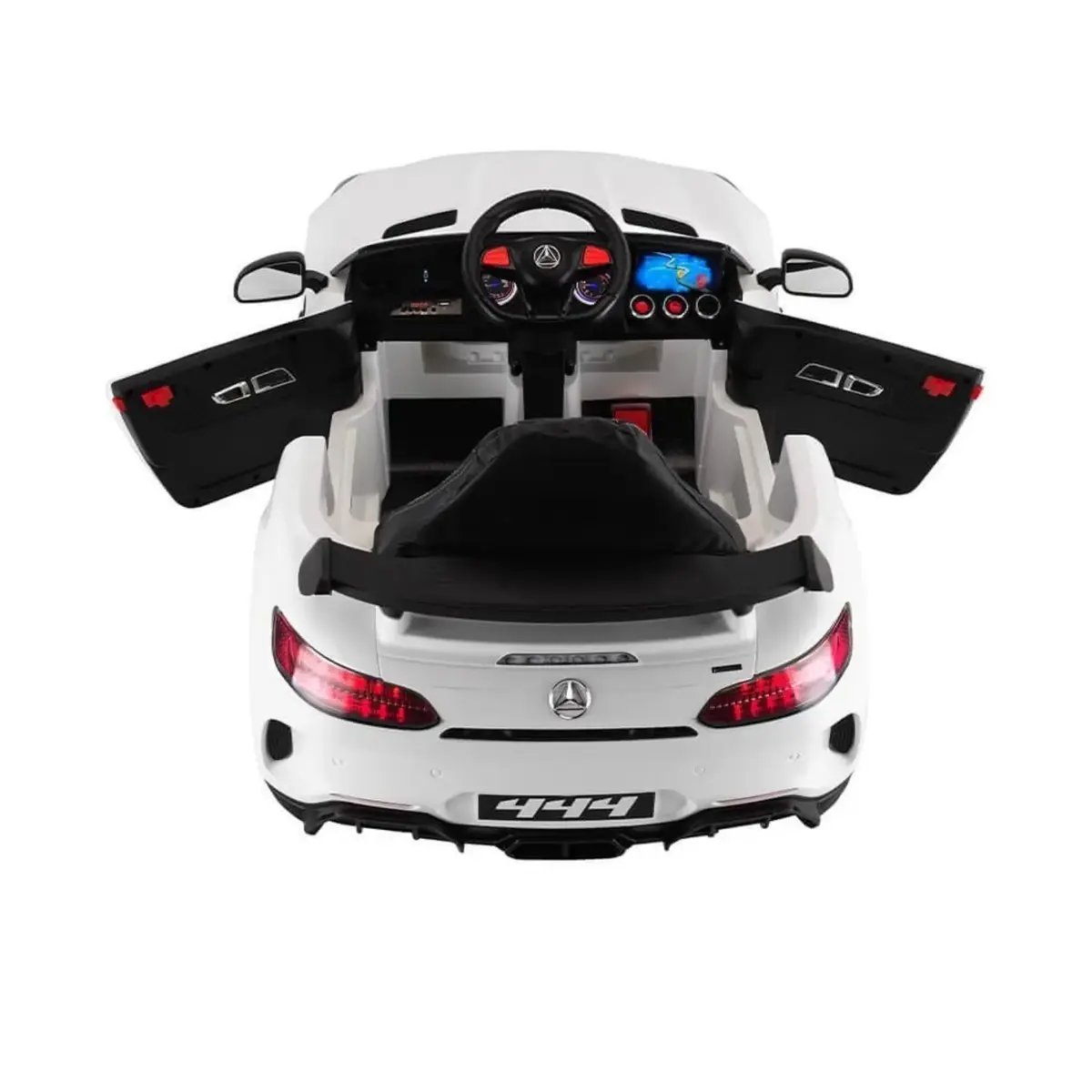 Babyhope 444 GTR Sport Akülü Araba Beyaz 12V