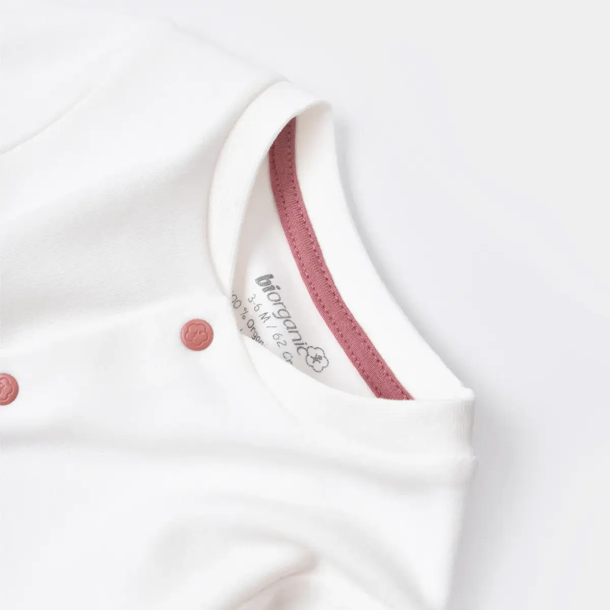 Bibaby Organik Pijama Takımı Little Love Rose Dry