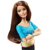 Barbie Sonsuz Hareket Bebeği Kumral Siyah Taytlı