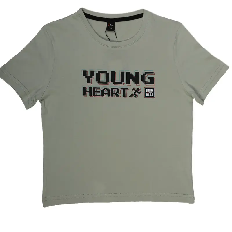 Hvc T-Shirt Young Baskılı Yeşil