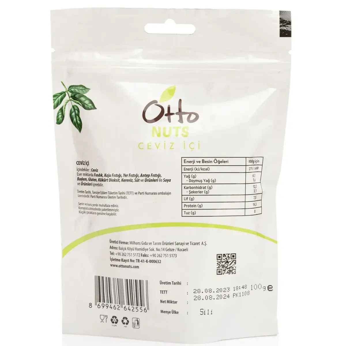 Otto Ceviz İçi 100 gr