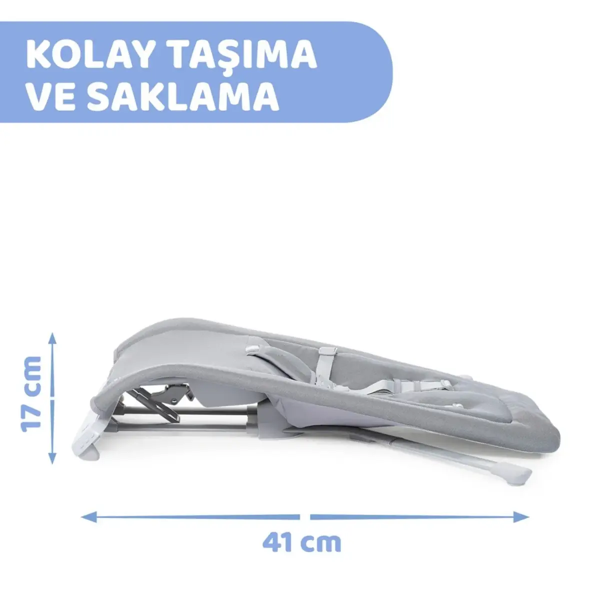 Chicco Rhythm'N Sound Ev Tipi Ana Kucağı Cool Grey